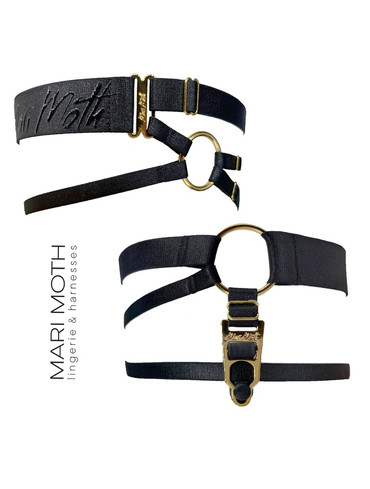 Mari Moth leg garters - accessory