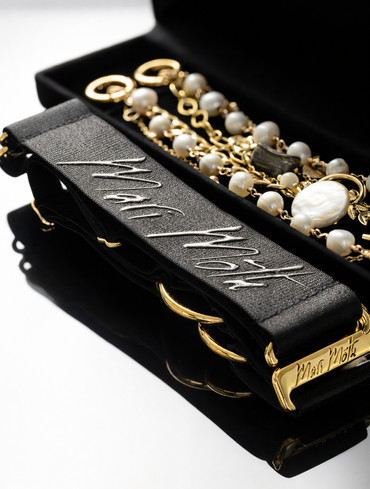 Body chain 18K Gold plating with Pearls